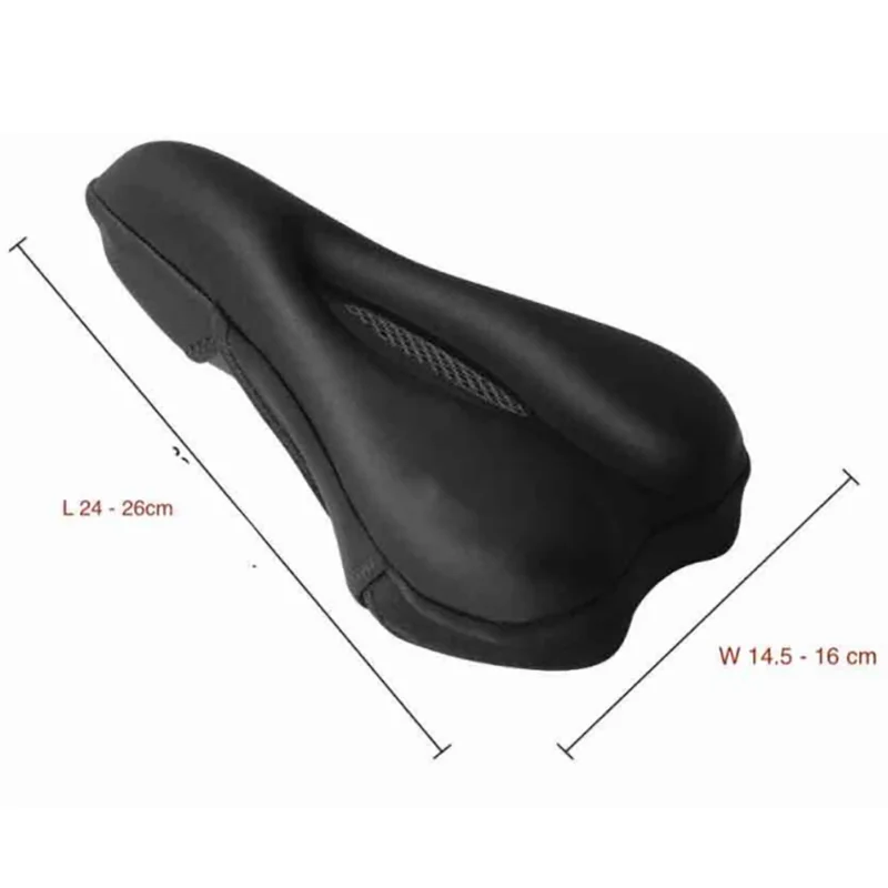 

20" 22" 24" 26" Nylon Polyester GEL Waterproof Bike Seat Cover Bicycle Cover Outdoor Swing Seat Cover, Black