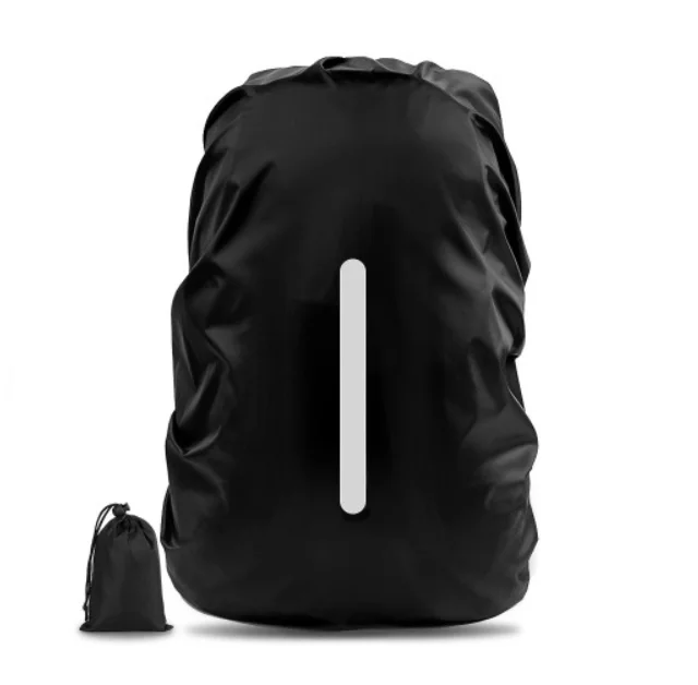 

Customer logo printing backpack rain reflective safety covermountain hiking 20L-50L, Black,yellow , orange...