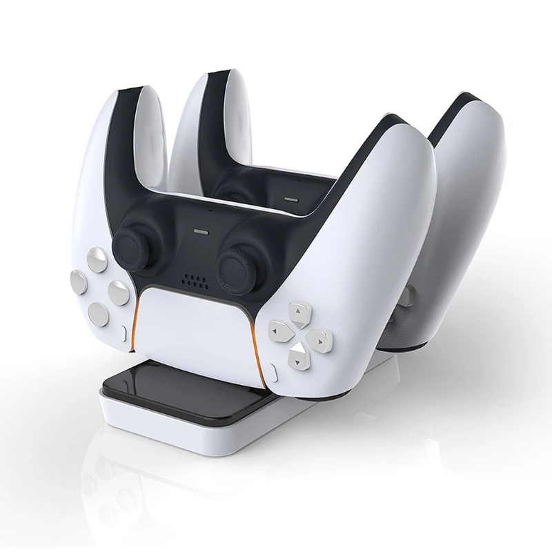 

Portable Wireless Game Dual Controller Charging Dock Station Game Accessories Controller Charger For SONY for Playstation 5