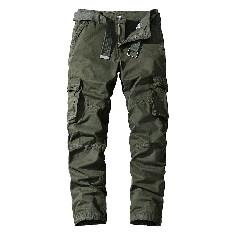

YD High quality custom outdoor hiking cargo joggers for male 100%cotton multi -pocket tactical pant men's pants & trousers