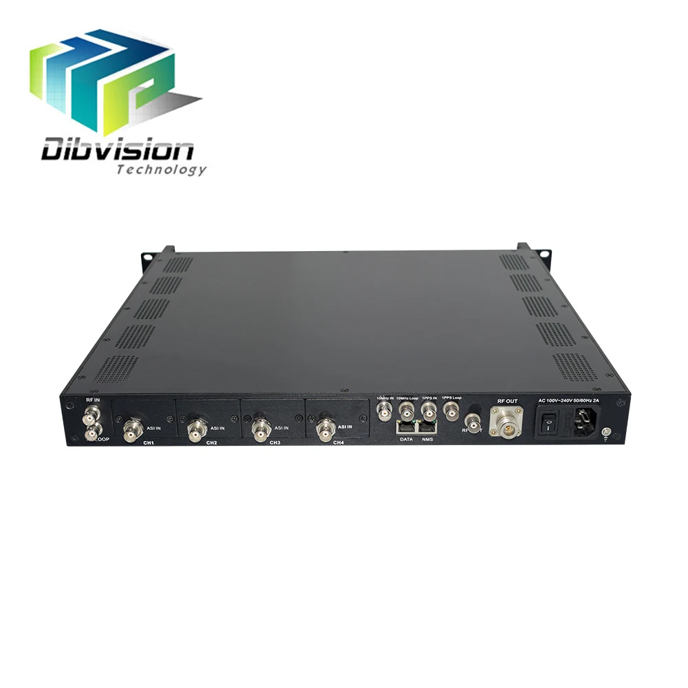 

Digital headend equipment 4 asi/ip in audio video rf dvb-t2 modulator work with rf transmitter