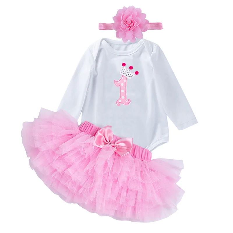 

2020 New Arrivals Fashion 2 Year Girl Baby Birthday Party 1St Birthday Tutu Dress DGRT-101