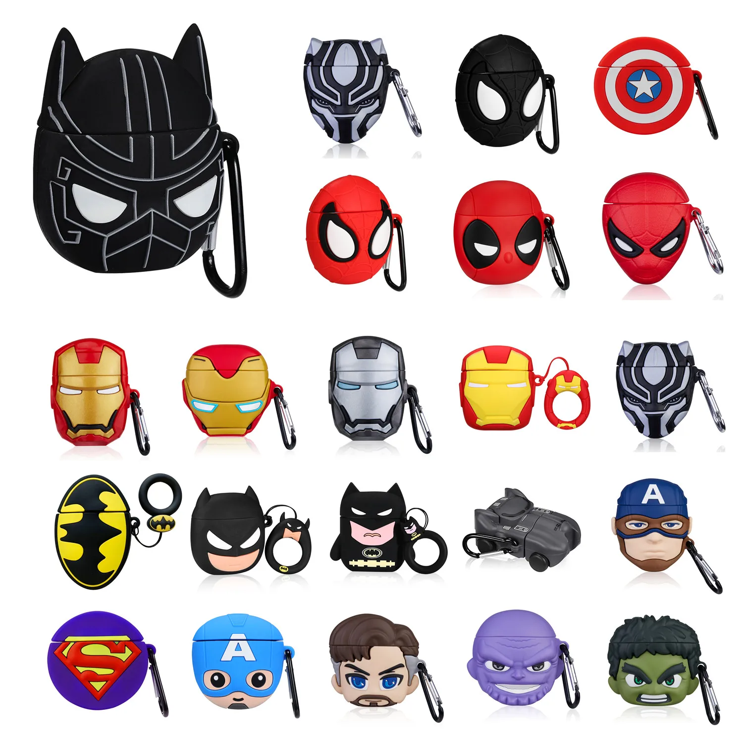 

Gemfits Super Hero Cases for Airpod Case, Cartoon Anime Case for Airpod case, Airpod Cases 2021, Multiple colors