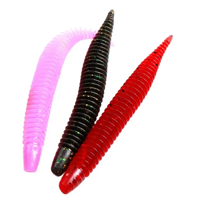 

Lifelike Worm Soft Lure Insect Baits 7.5cm10cm1.9g4g Pseudo Thread Swim Silicone Artificial Bait Fishing Lures Wholesale