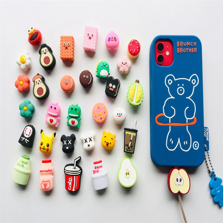

Cable Protector Charger Saver ,Cable Chewers Cute Cartoon Character Cable Accessory,Lovely animals Cable Protector