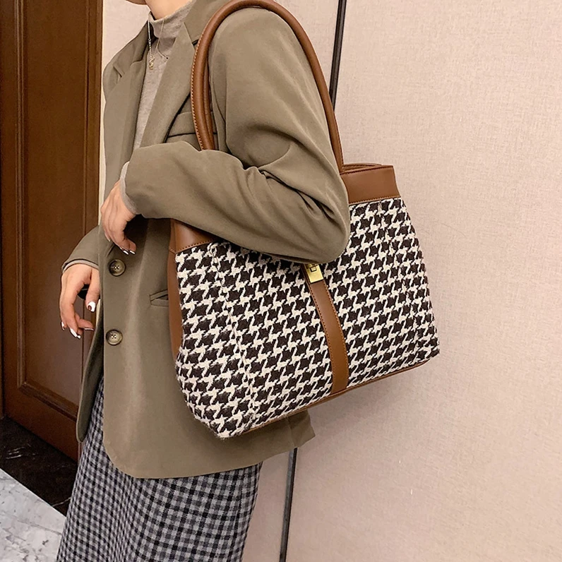 

XP1257 handbags checkered Crossbody shoulder bag portable small square bag