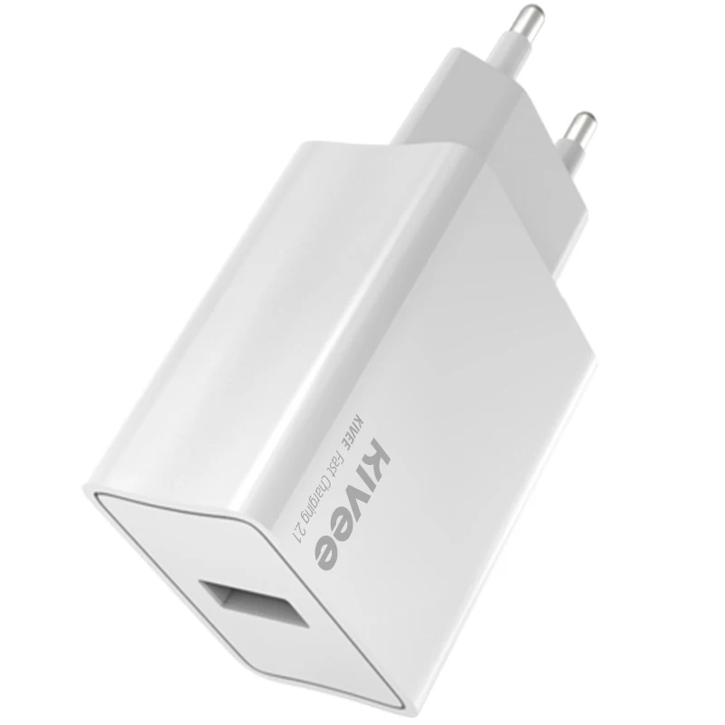 

KIVEE factory Supply Cheap Price Mobile Phone 2.1A Fast Charger USB Wall Charger