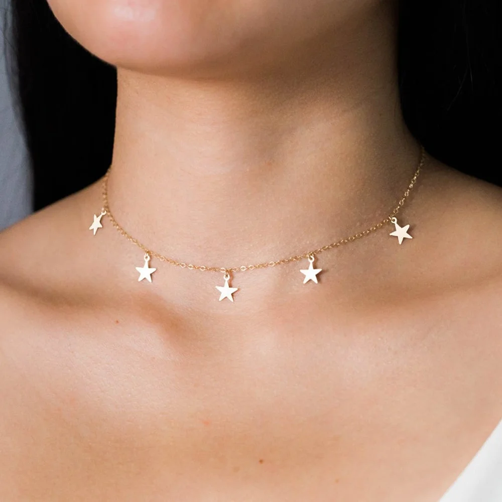 eManco Gold Color Star Pendant