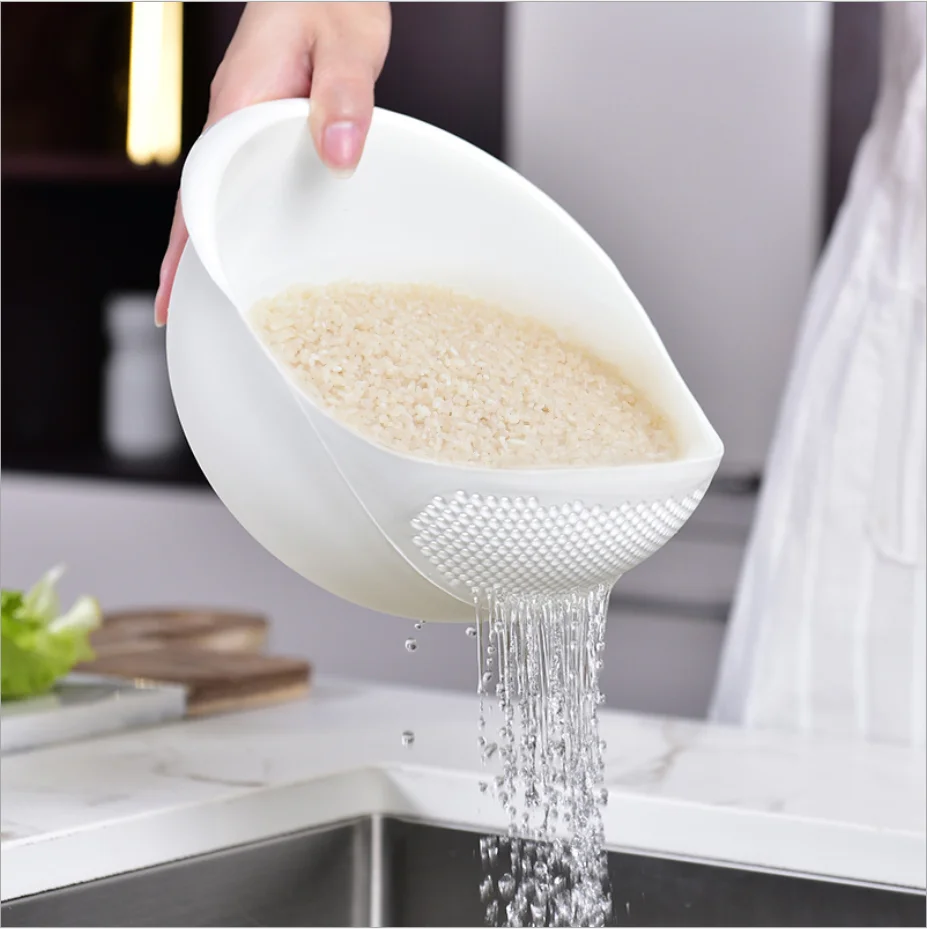 

Multi functional rice washing basket household kitchen rice sieve rice washing basin vegetable and fruit basket drainage basin