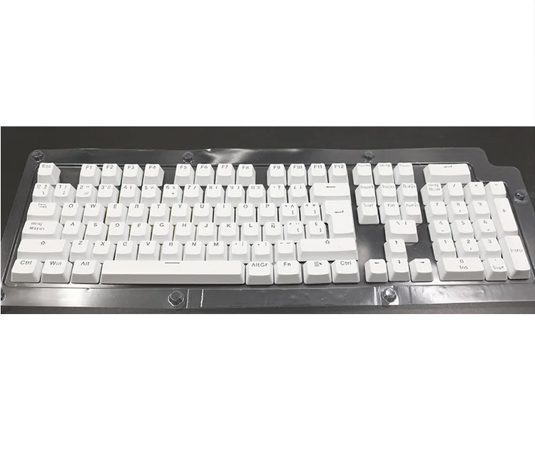 

Espanol Spanish Colored Key Capss Keycaps Mechanical Keyboard Keycaps 105pcs ABS material