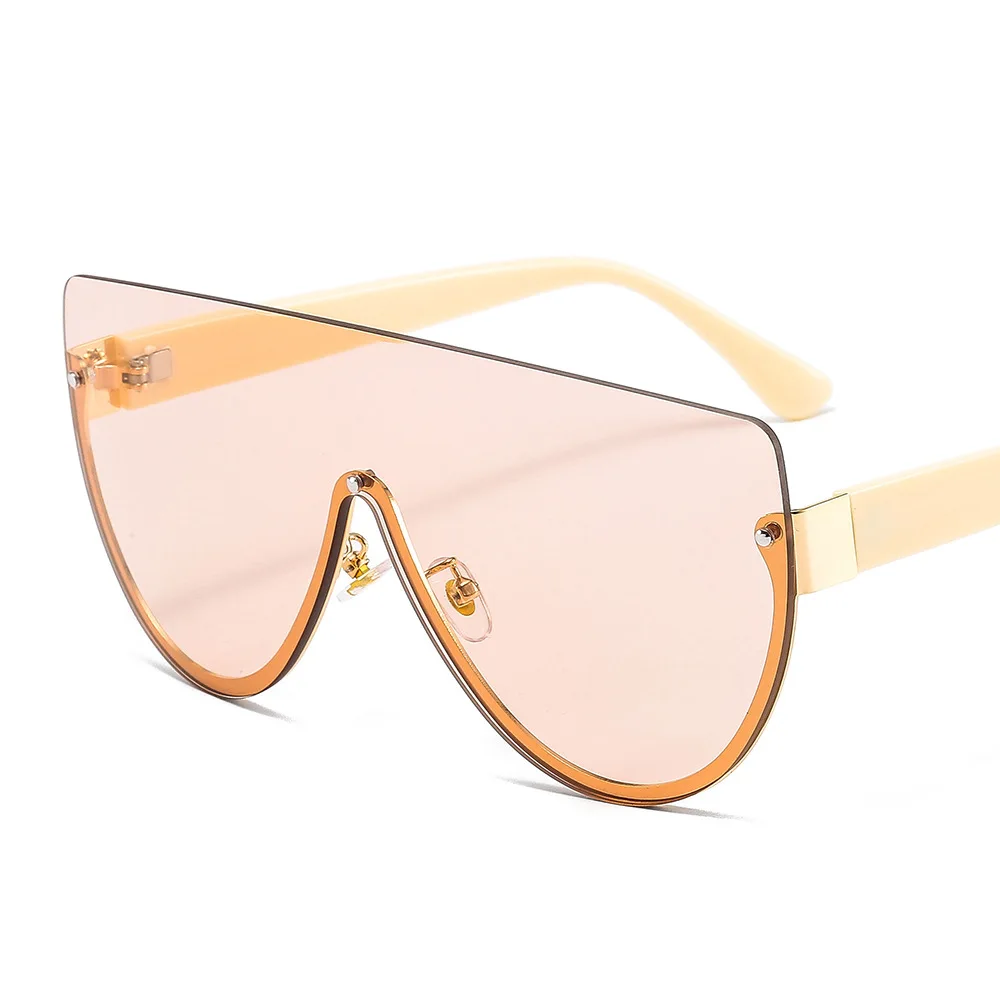 

Pink Shades Women Designer Rimless Womens Sunglasses Trendy