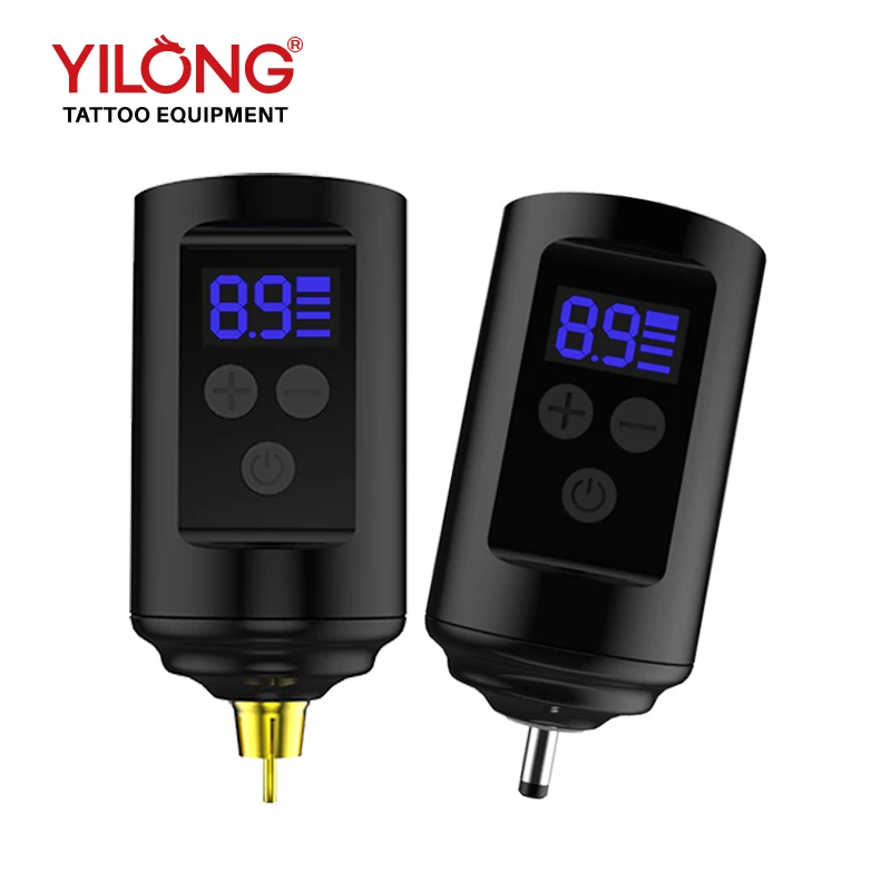 Tattoo Power Supply Wireless RCA /DC  1500mAh Power Supply Available Battery Power Supply