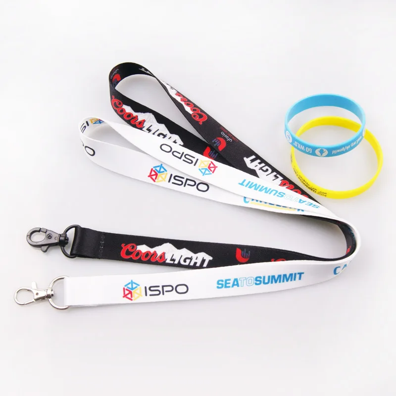 

Dye Sublimation Printing Printing Polyester neck Lanyards, Full color