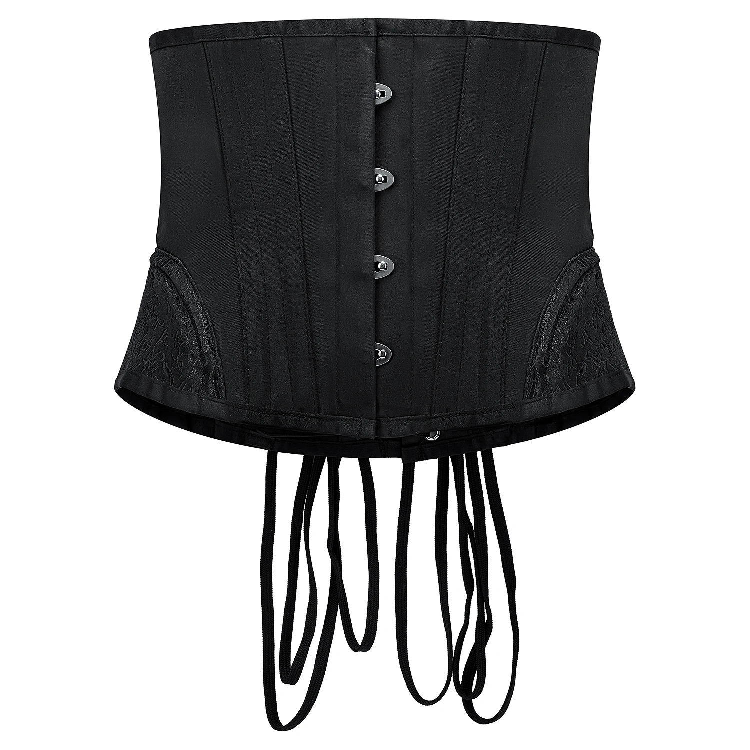 

2021 Hot Sale Black Women Waist Trainer Plus Size Fashion Slim Underbust Corset Lingerie Bustier Top Sexy Back Bandage