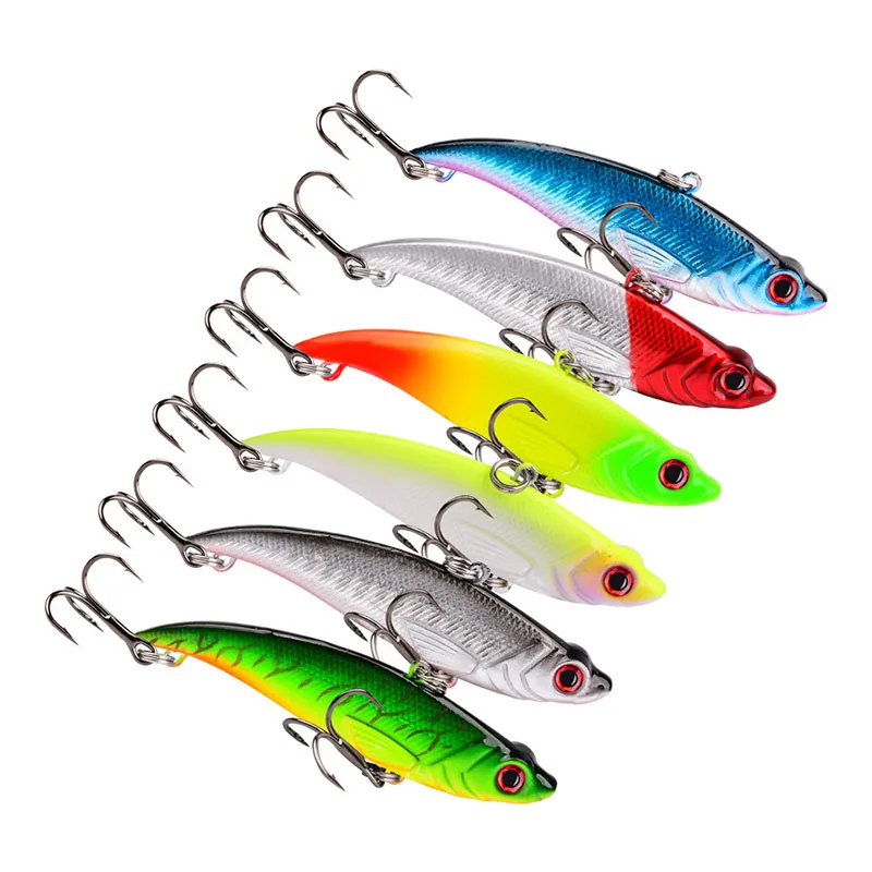 

7.4cm/13g Artificial Sinking Plastic Hard Bait 3D Eyes Waterproof Depth Dive 0.6-1.8m Bass 6# With Hook Bionic Bait