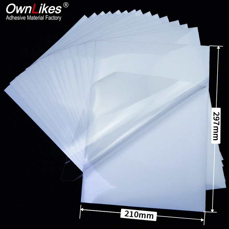 

Flexography Online Label Sticker Paper Mat Inkjet a4 Clear Transparent Inkjet Sticker Paper Waterpro