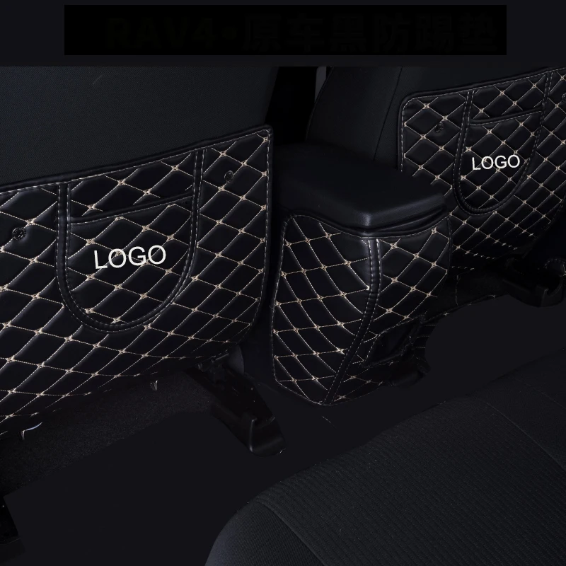 Rear Seat Antikick Pad For Toyota Rav4 Rear Seats Cover Back Armrest Protection Mat For Toyota