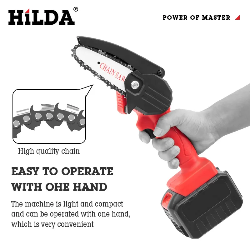 Cordless Electric Chain Saw Household Logging Saw Chainsaw