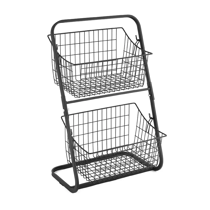 

Wholesale open kitchen living room metal storage basket