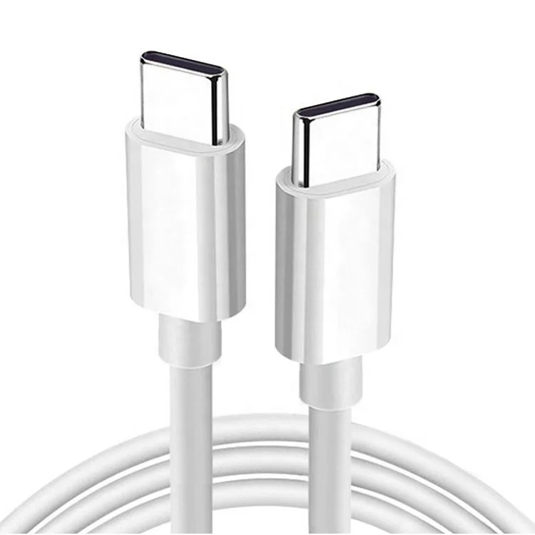 

Wholesale USB C Male to Male Cable PD Type C Fast Charging Cable, White