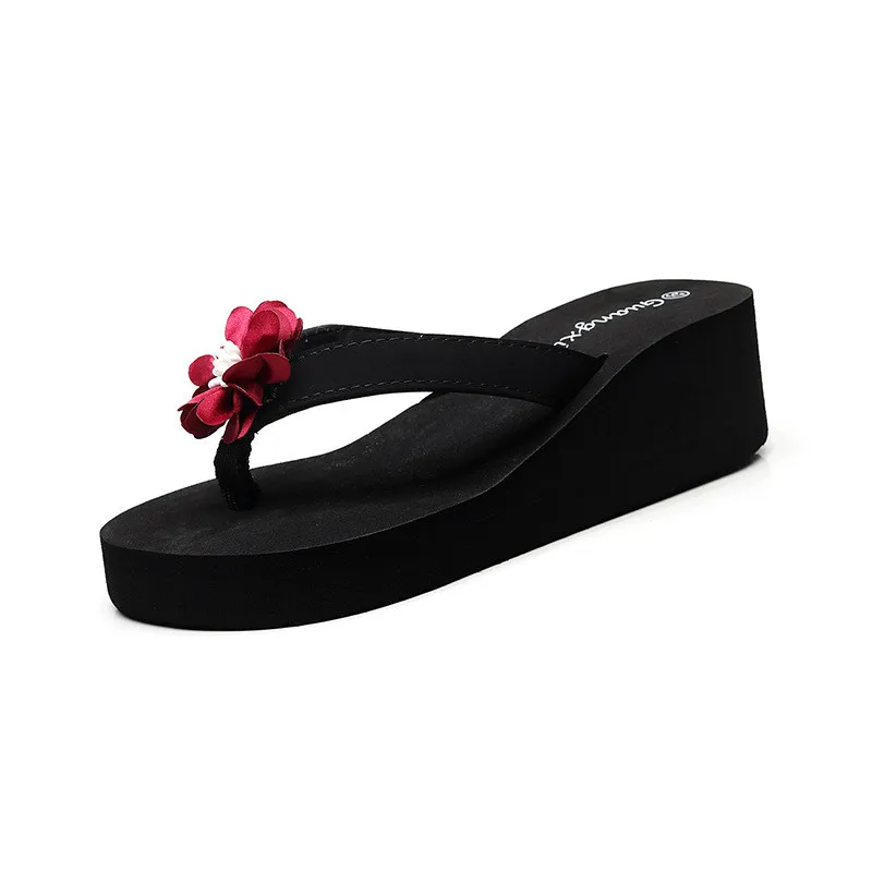

Women's Ladies Summer Flower Rabbit Sandal Floral Shoes Slippers For Women, As the picture display