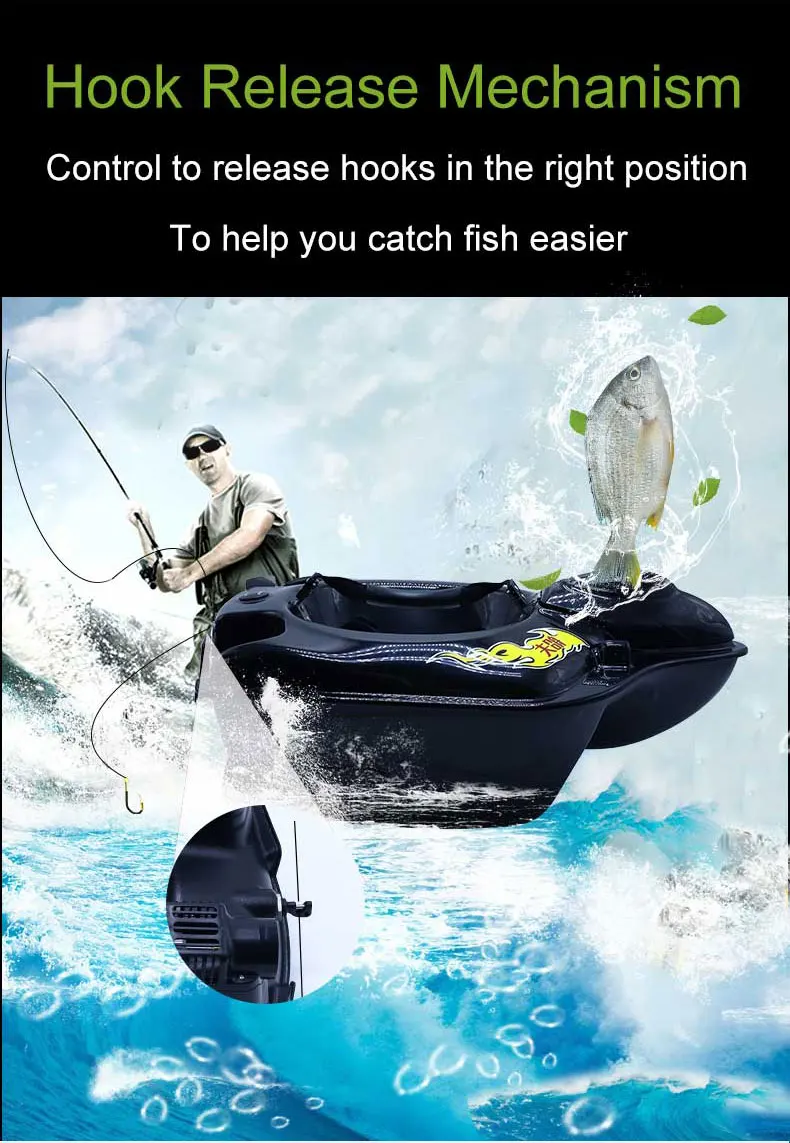 Boatman Fightergps Fishing Bait Boats Gps Bait Boat Fishing Rc