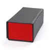Custom logo folding square leather flocking and frame glasses box sun glasses cases