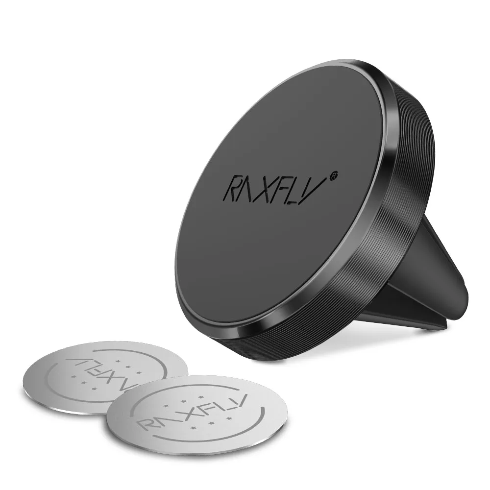 

Free Shipping 1 Sample OK RAXFLY Mini Strong Magnet Air Vent Cell Phone Holder Magnetic Car Mount Amazon Top Seller