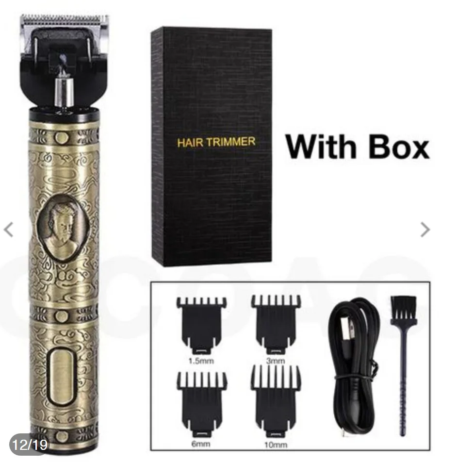 Professional New Machine Clippers Rechargeable Men Electric Hair Trimmer