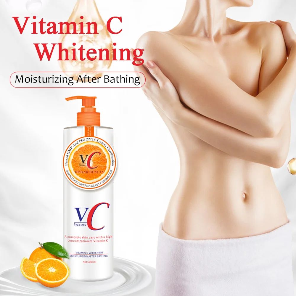 

Disaar Vitamin C Body Lotion Moisturizing Body Care Brilliant, Hydrating and Preventing dry skin VC Body Lotion