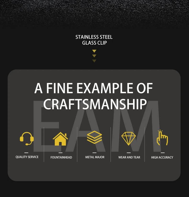 stainless steel glass clamp B008  stairs railing  baluster High quality glass clamp