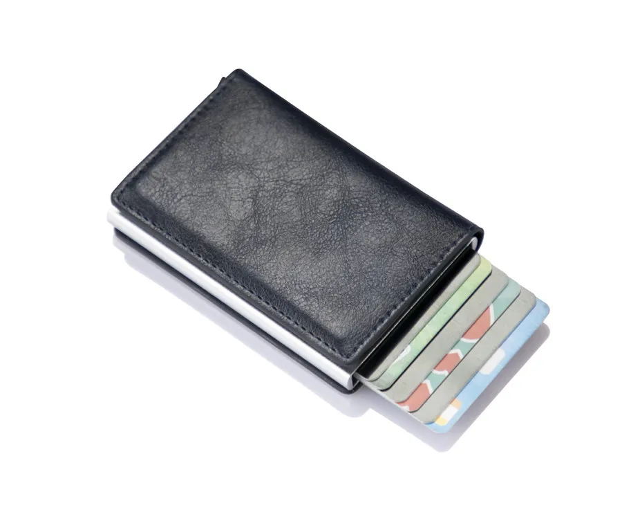 

kaarthouder Quality RFID Blocking Slim Travel Wallet with card holder small pocket for bank cards and cash
