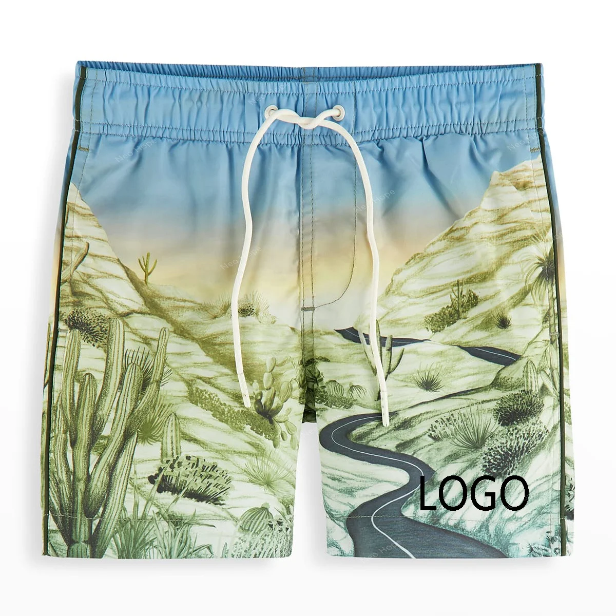 

Neohope Wholesale Custom 2022 Design Summer Recycled Swimwear Beachwear Men Print Logo Quick Dry Swim Beach Shorts For Men