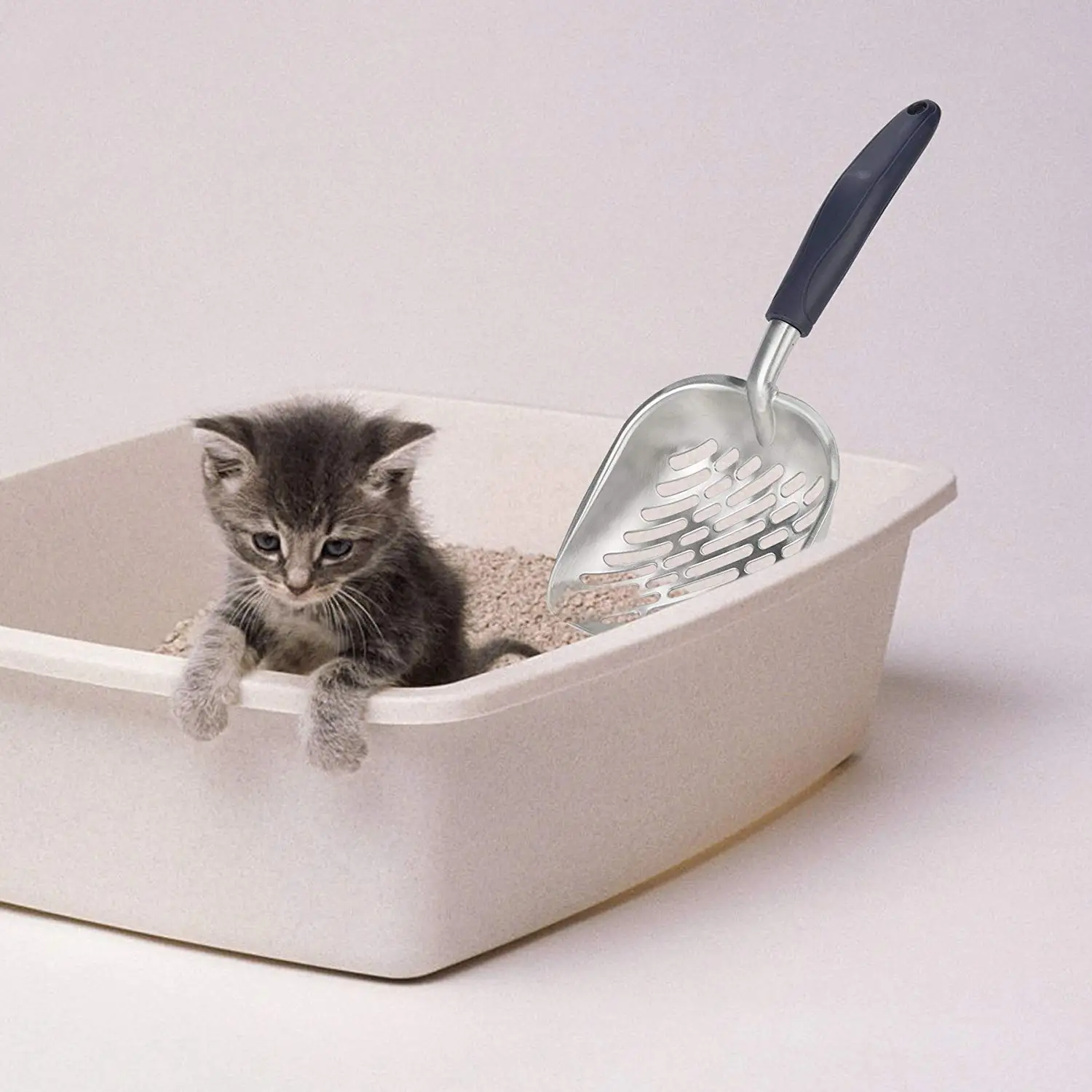 

Wholesale Metal Shovel Strong and Durable Toilet Scoop Cat Sand Shovel, Solid