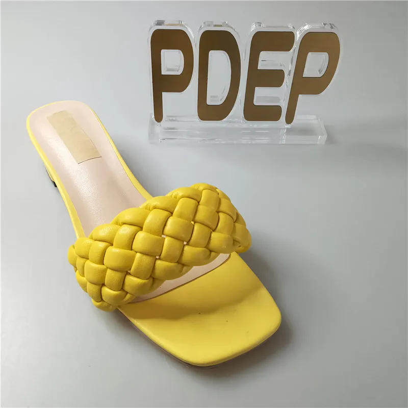 

2021 luxury sandals for women sandals with low heels strings women heels shoes high quality sandals, Yellow