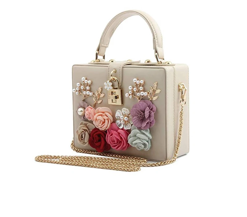 

Women Flower Clutches Evening Bags For Wedding Party Handbag Purse, Customized