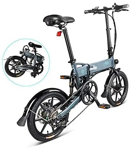 

[EU STOCK]Fiido D2S 250W Variable Speed Bicycle Used 16 Inch Foldable Electric Bike For Adults