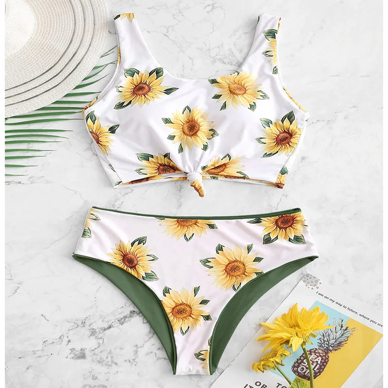 

Floral Swimwear Printed 2 Piece Swimsuit 2021, 2 colors