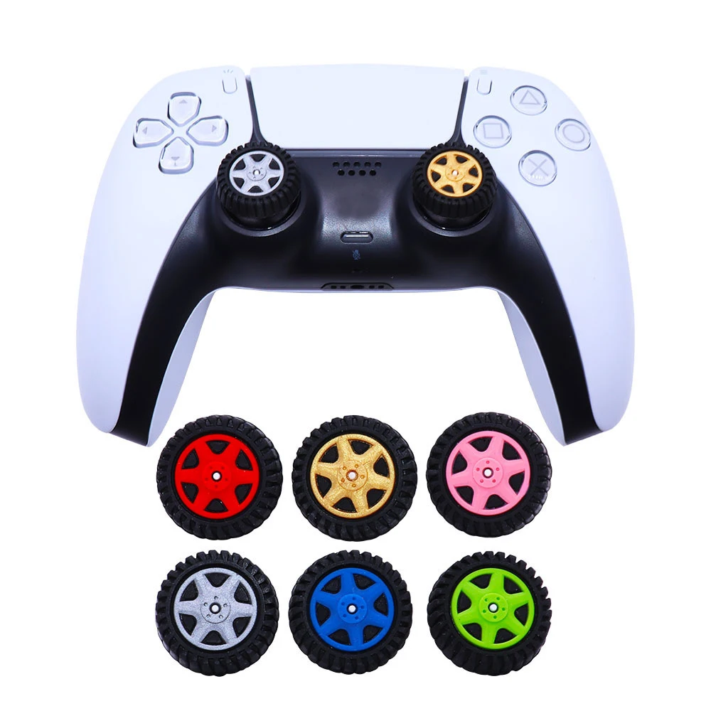 

Tyre Style Silicone Thumb Stick Grip Cap Thumbstick Joystick Cover Case For Sony PS5 PS4 PS3 Slim Xbox 360 Series X/S Switch Pro