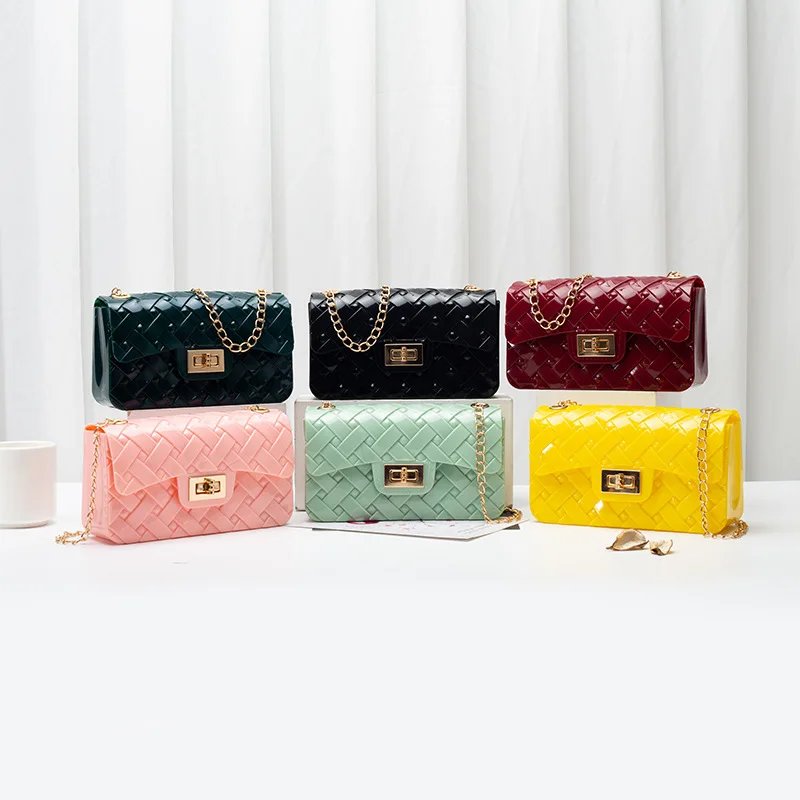 

latest purses 2021 summer pvc jelly purses and bags for women
