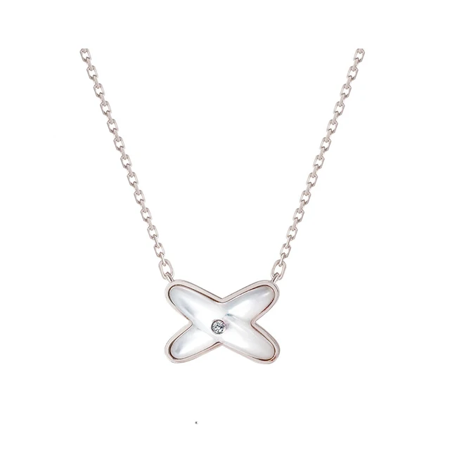 

Newest selling Cheap Newest sale leaf necklace attractive price cute, Silver