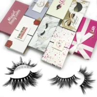 

Wholesale cruelty free 3d mink eyelashes private label eyelash box pink glitter custom eyelash packaging