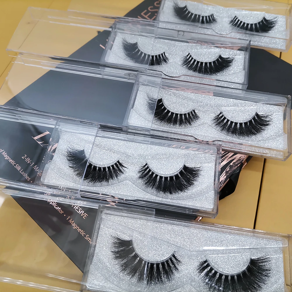 

HongKing Wholesale 25MM Mink Eyelashes 5D Mink Lashes Private Label 5D Lashes from Eyelash Vendor
