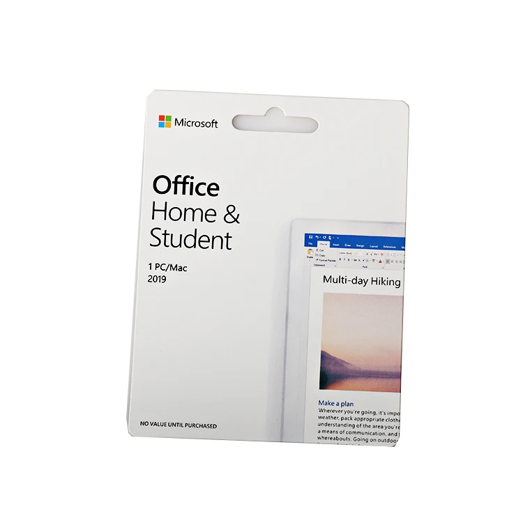 

New products Microsoft Office 2019 home and student office 2019 HS online activate