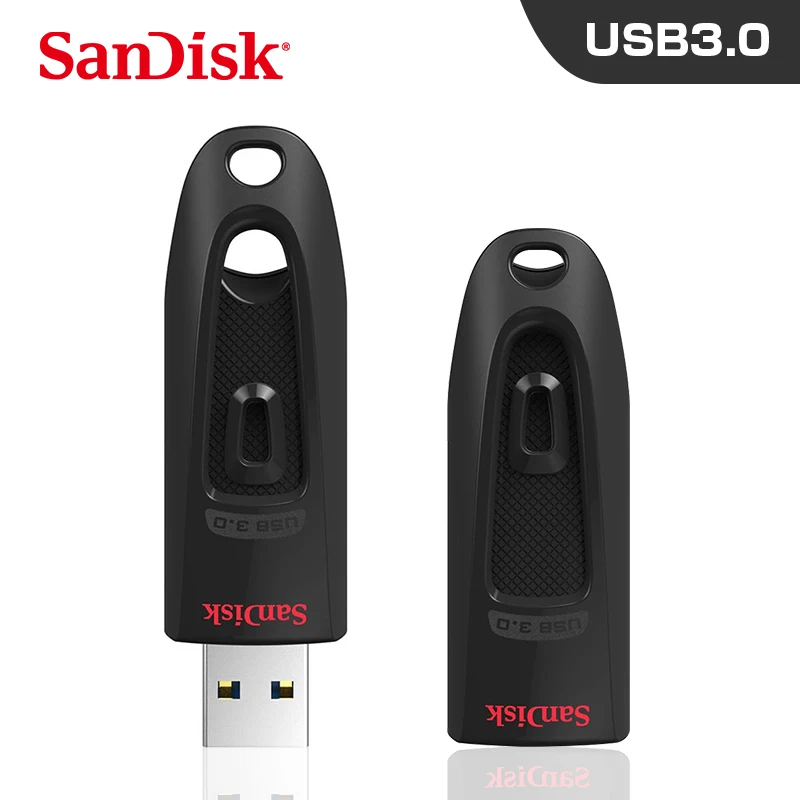 Wholesale SanDisk USB 3.0 CZ48 Flash drive pen Pendrive 128GB 64GB 32GB 16GB flash disk USB3.0 high speed memory stick