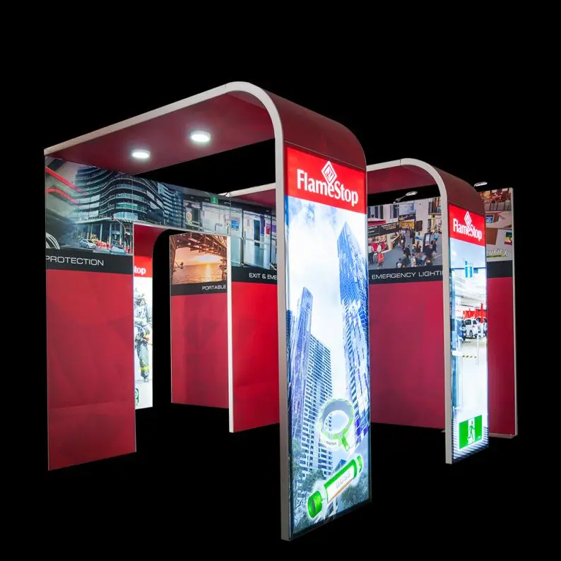 
Trade Show Booth New Product Knock Down Expo Booth Fabrication 