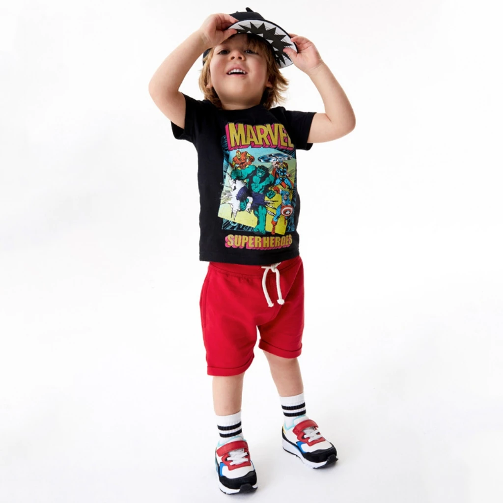 

Wholesale Summer baby boys clothing short set children two piece for boy suit, Picture shown