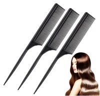 

Styling Comb Black Carbon Fiber Anti Static and Heat Resistant Tail Comb