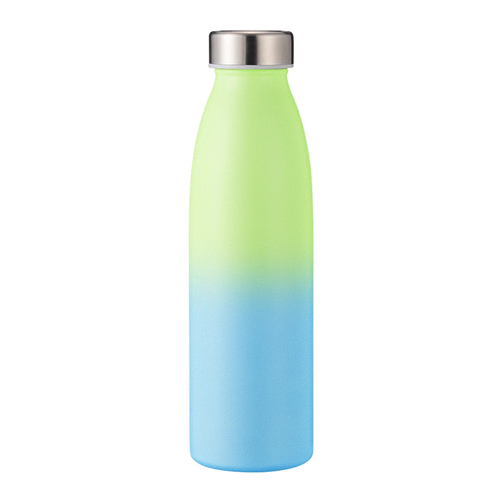 

350ml 500ml 750ML Double wall gym vacuum insulated stainless steel aluminum cola shape stainless steel water bottle