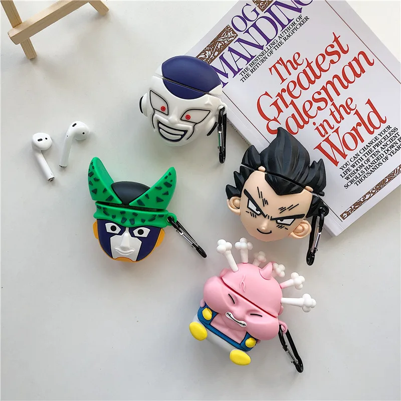 

Japan Anime Dragon Balls 3D Silicone Headphone Case Soft Earphone Protective Cartoon Cover for AirPods pro 1 2 3 Shell, Multi